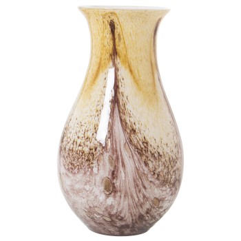 Vaso In Vetro - Sabbia - 39cm- Ø22x39cm