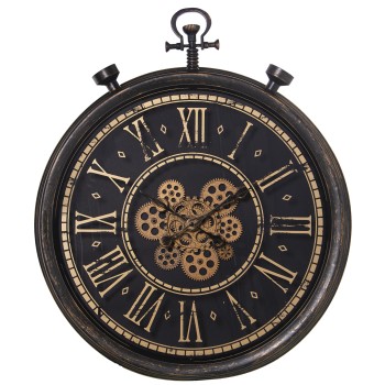 Orologio Da Parete In Acrilico Con Movimenti Degli Ingranaggi - Ø61cm- Ø61x72x8cm, Pilas:3xaa No Inc