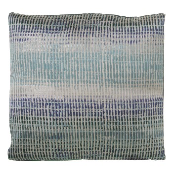 Blue Polyester Pillow With Zip - 43x43cm- 43x43cm