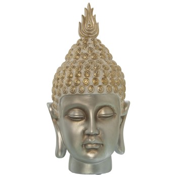 Buddha Head Figure- 18x18x35,5cm