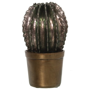 Cactus Figure With Resin Flower Pot- 14x13x23cm