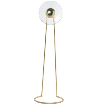 Golden Metal Floor Lamp 46x43x153cm